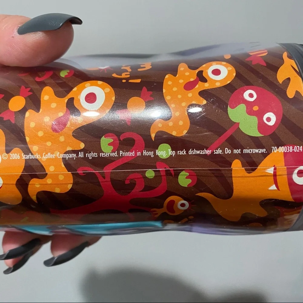 2006 Starbucks Glow In The Dark Halloween Tumbler